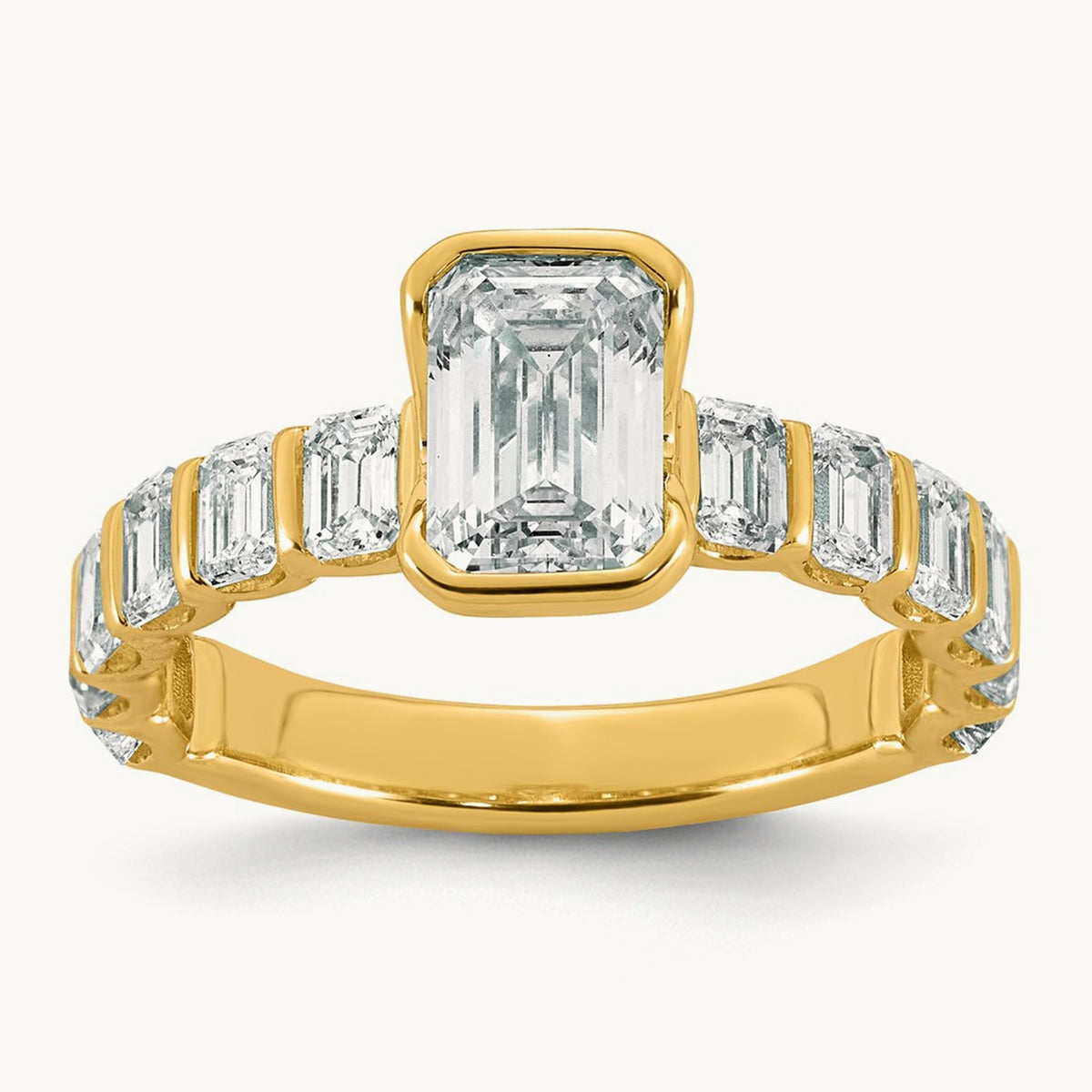 Emerald-cut Center Ring, 3.00 ct tw Lab-Grown Diamond