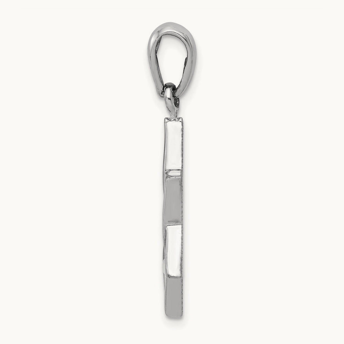 Star of David Pendant, 14K White Gold
