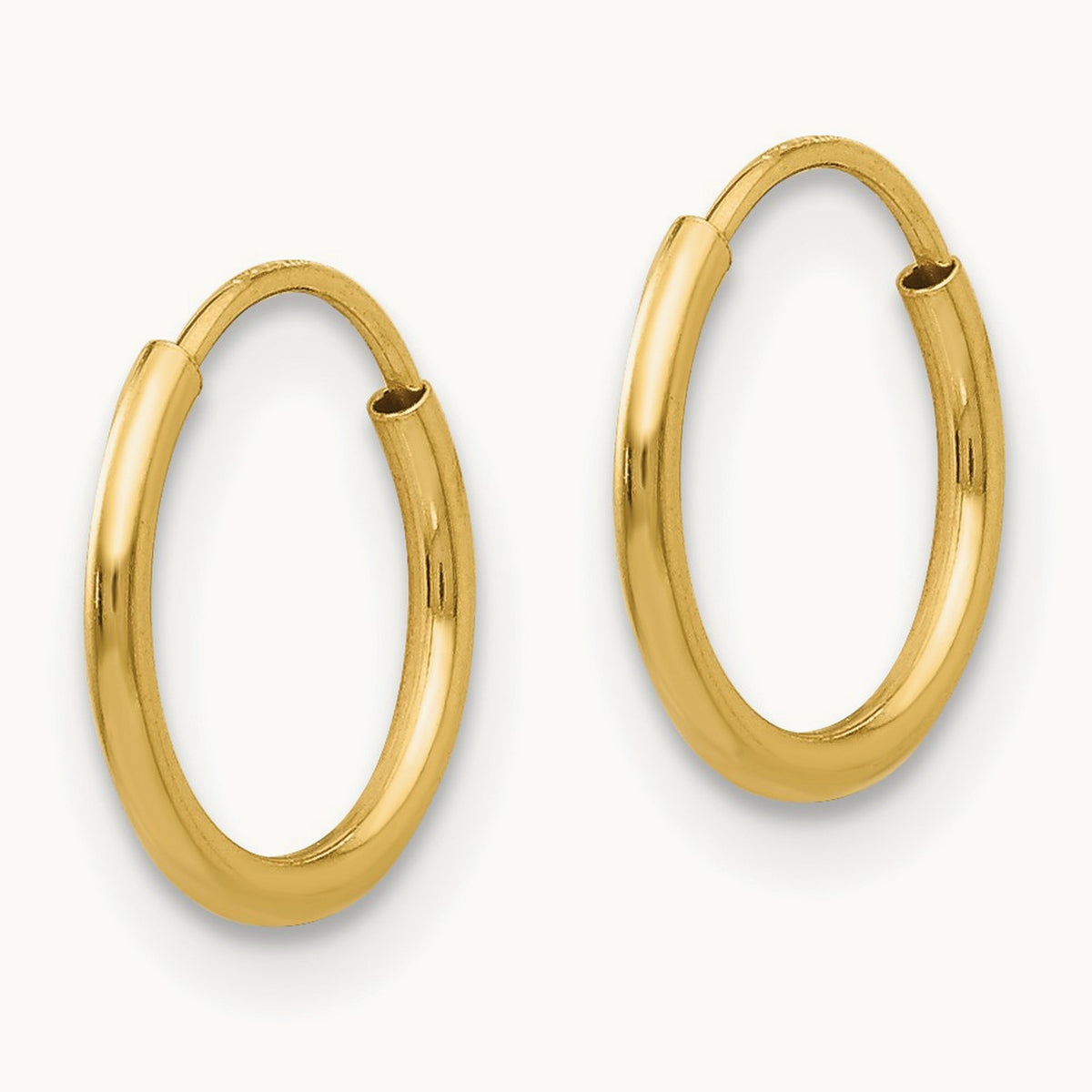 Madi K Endless Hoop Earrings, 14K