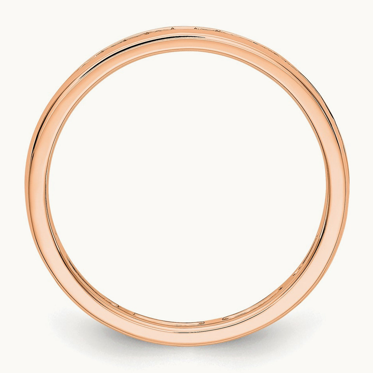 Channel Set Eternity Band, 0.50-1.00 ct tw Lab-Grown Diamond — 1/2 ct · VS/SI (Great), 14K Rose Gold