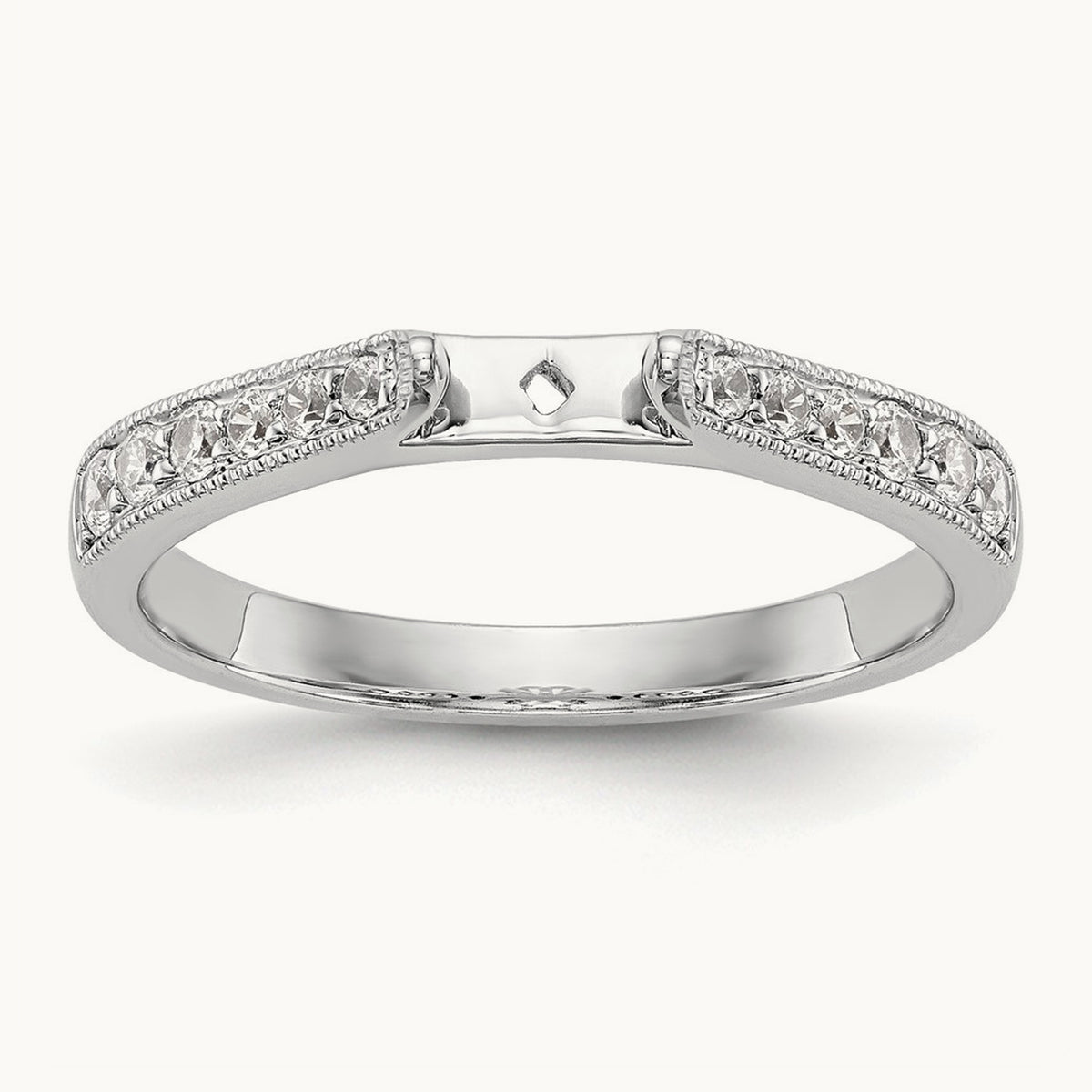 Semi-Mount Engagement Ring, 0.25 ct tw Lab-Grown Diamond