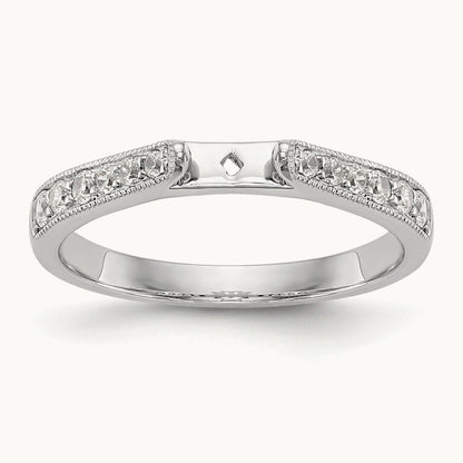Semi-Mount Engagement Ring, 0.25 ct tw Lab-Grown Diamond