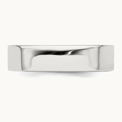 Sterling Silver 5mm Lightweight Flat Band