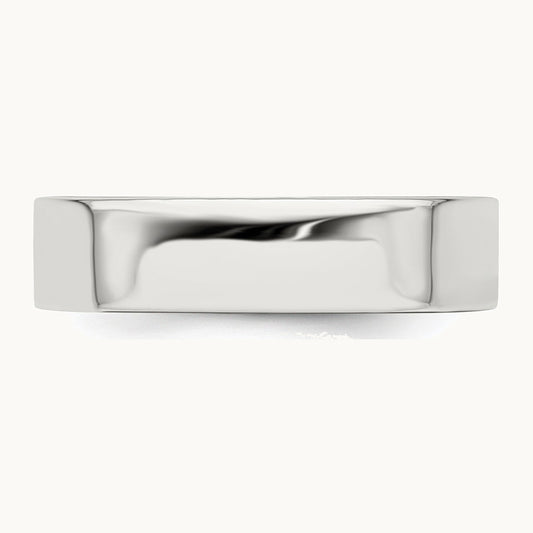 Sterling Silver 5mm Lightweight Flat Band