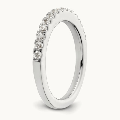 Diamond Wedding Band, 14K White Gold