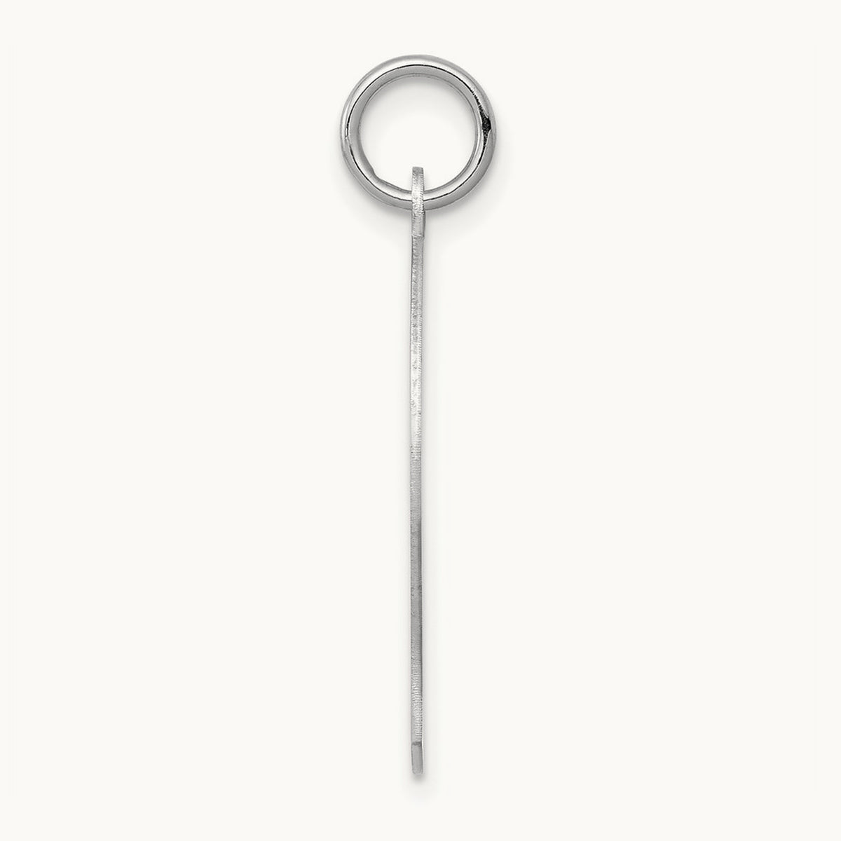 Plain Medium.035 Depth Facing Left Engravable Boy Charm — 27mm