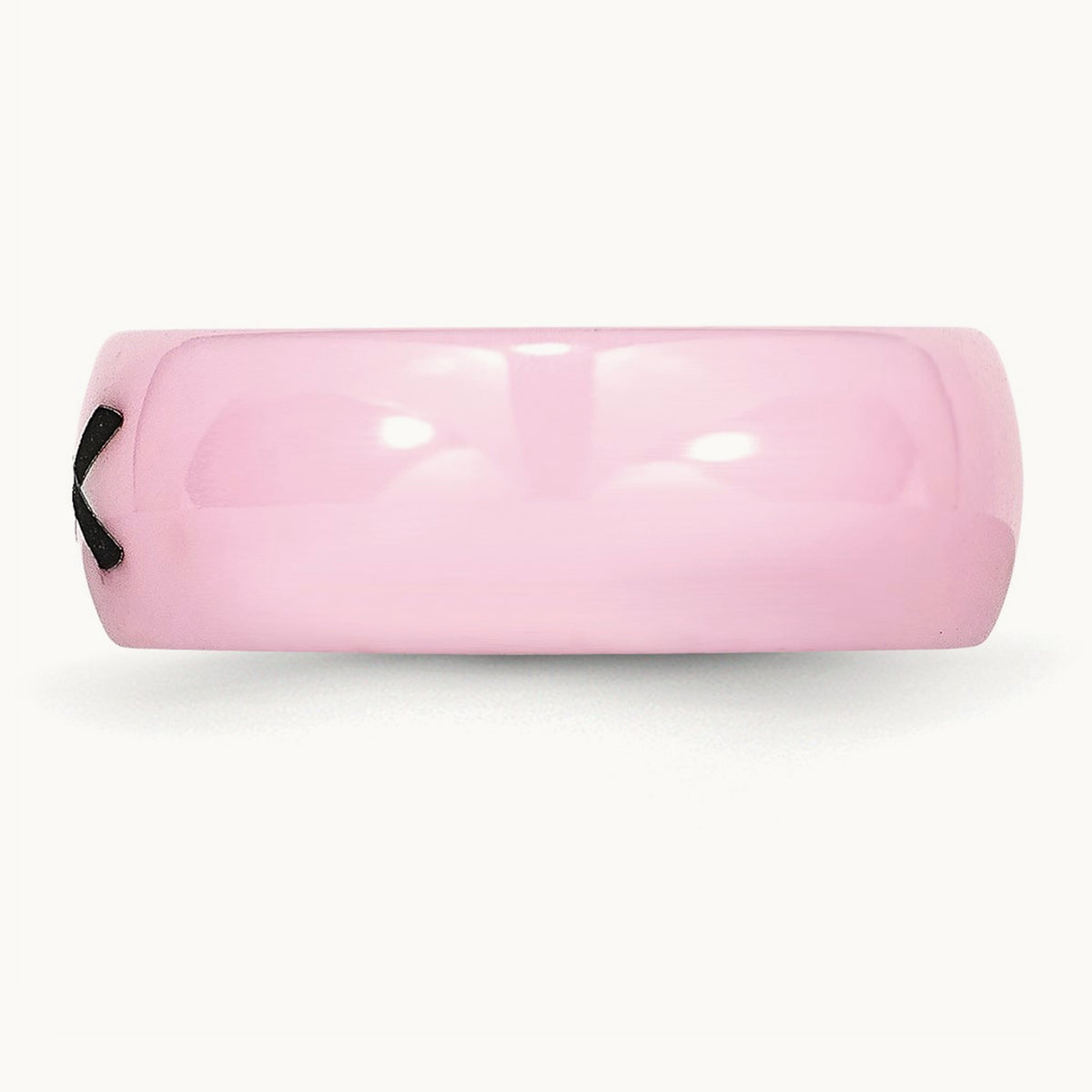 Laser Accented Ribbon Polished Band — photo set (3)