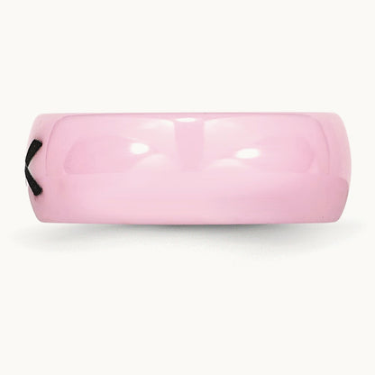 Laser Accented Ribbon Polished Band — photo set (3)