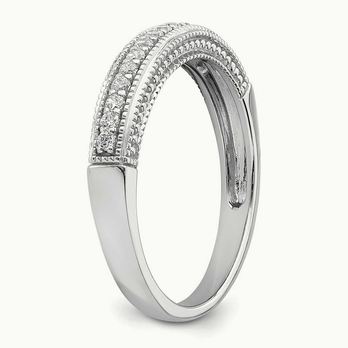 Diamond Band, 14K White Gold