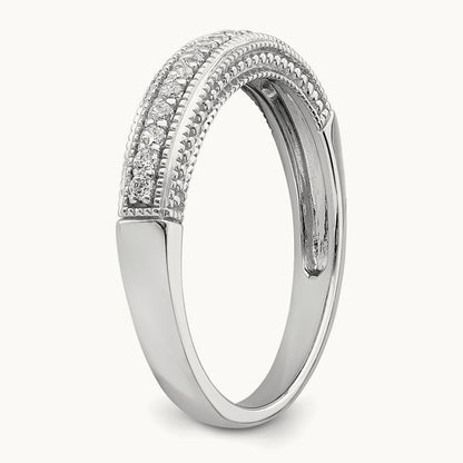 Diamond Band, 14K White Gold