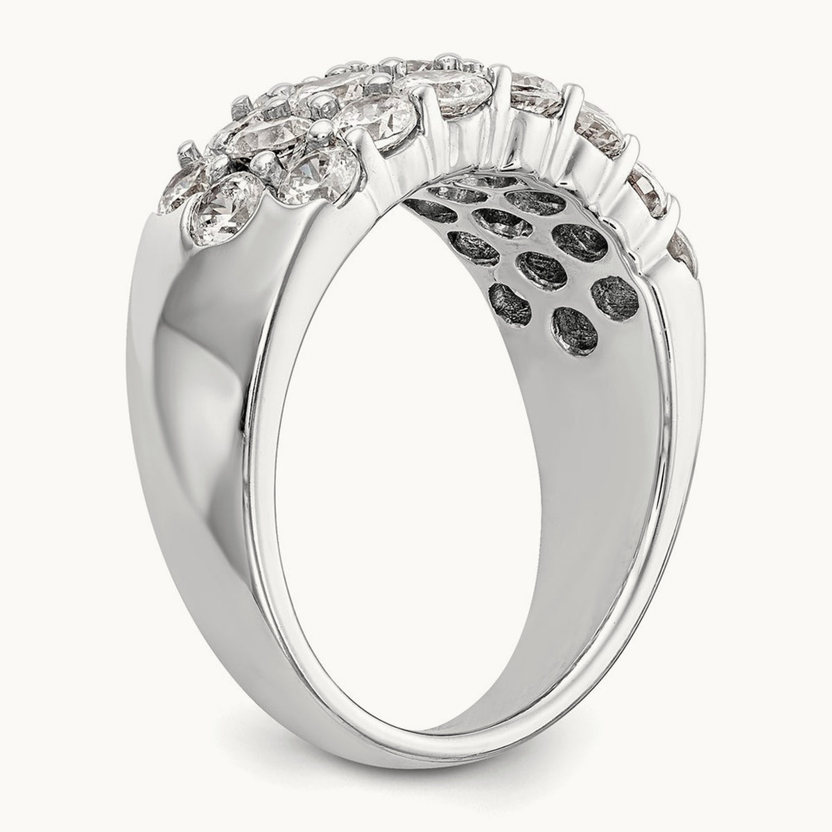 Diamond Band, 14K White Gold