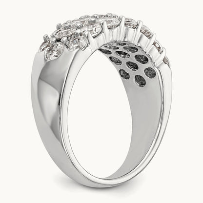 Diamond Band, 14K White Gold