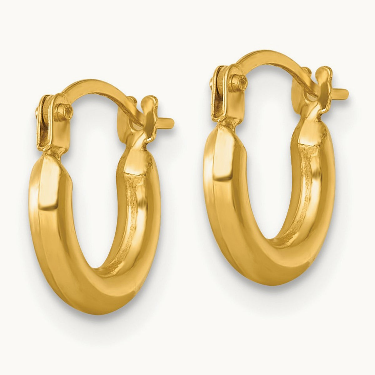 Polished Hoop Earrings — photo set
