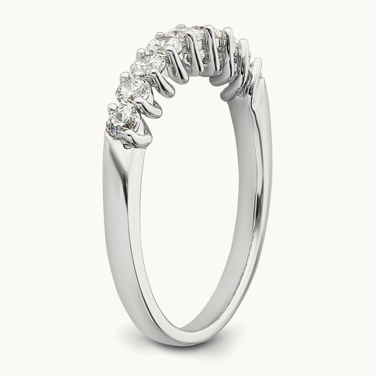 9 Stone Band, 0.50-1.00 ct tw Lab-Grown Diamond