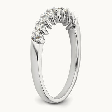 9 Stone Band, 0.50-1.00 ct tw Lab-Grown Diamond