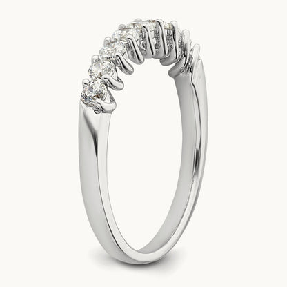 9 Stone Band, 0.50-1.00 ct tw Lab-Grown Diamond