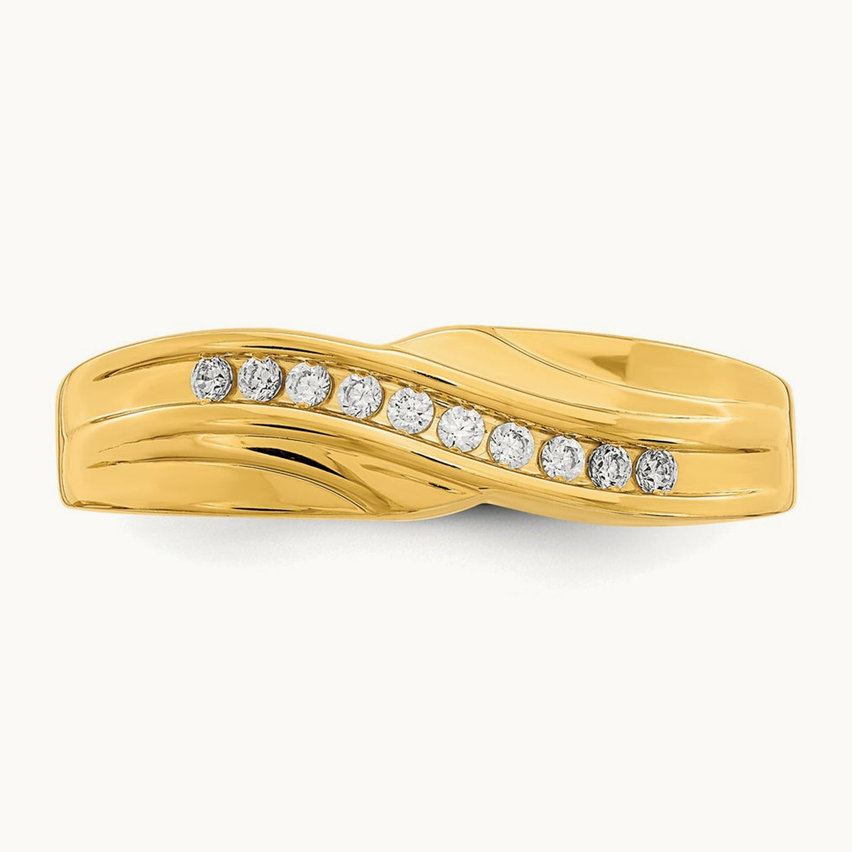 Men's Complete Diamond Band, 14K