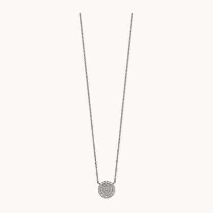 Round Cluster Necklace, 0.50-1.00 ct tw Lab-Grown Diamond