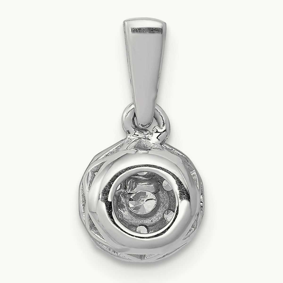 Circle Cluster Pendant, 0.25 ct tw Lab-Grown Diamond