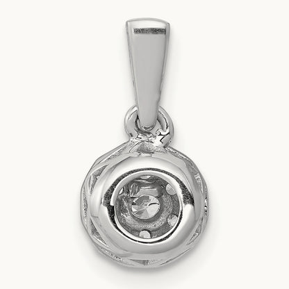 Circle Cluster Pendant, 0.25 ct tw Lab-Grown Diamond