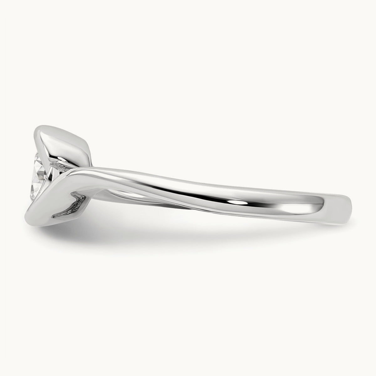 Round Solitaire Ring, 0.50 ct tw Lab-Grown Diamond