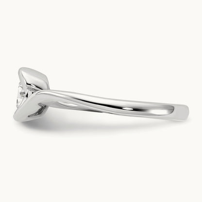 Round Solitaire Ring, 0.50 ct tw Lab-Grown Diamond