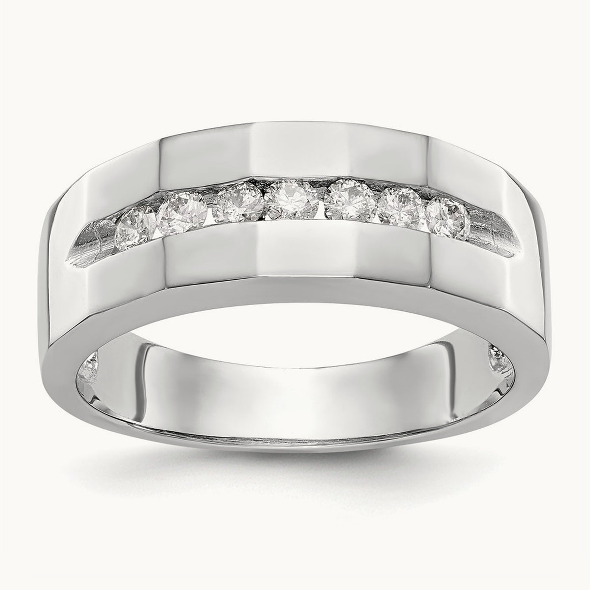 Men's Band, 0.25 ct tw Lab-Grown Diamond