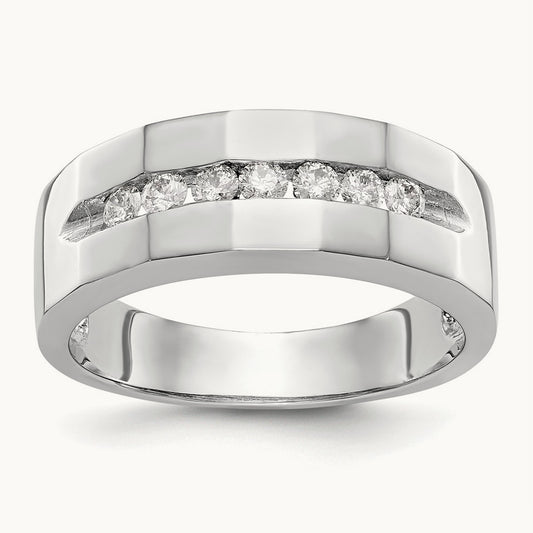 Men's Band, 0.25 ct tw Lab-Grown Diamond