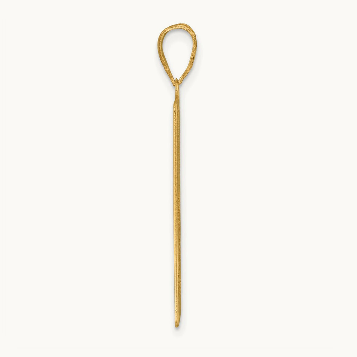The Devil Tarot Card Pendant, 14K Yellow Gold
