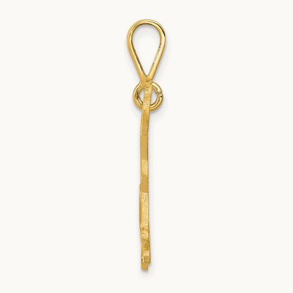 Labrador Dog Pendant, 14K