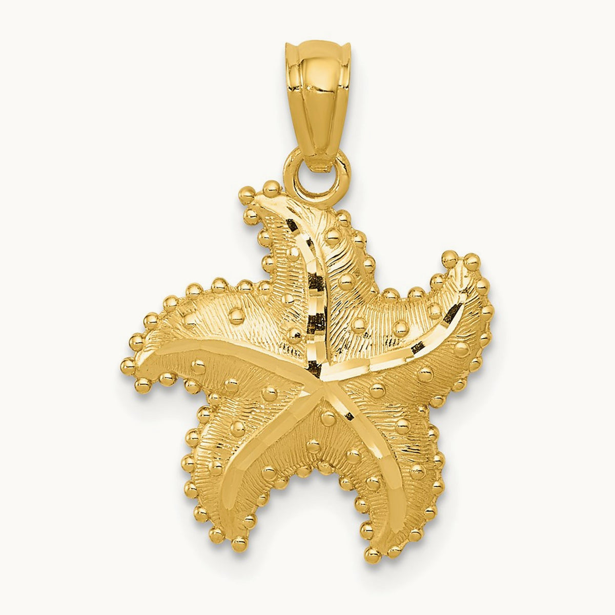 Diamond-Cut Starfish Pendant — photo set