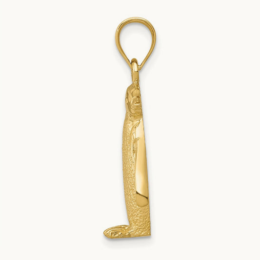 Penguin Charm, 14K