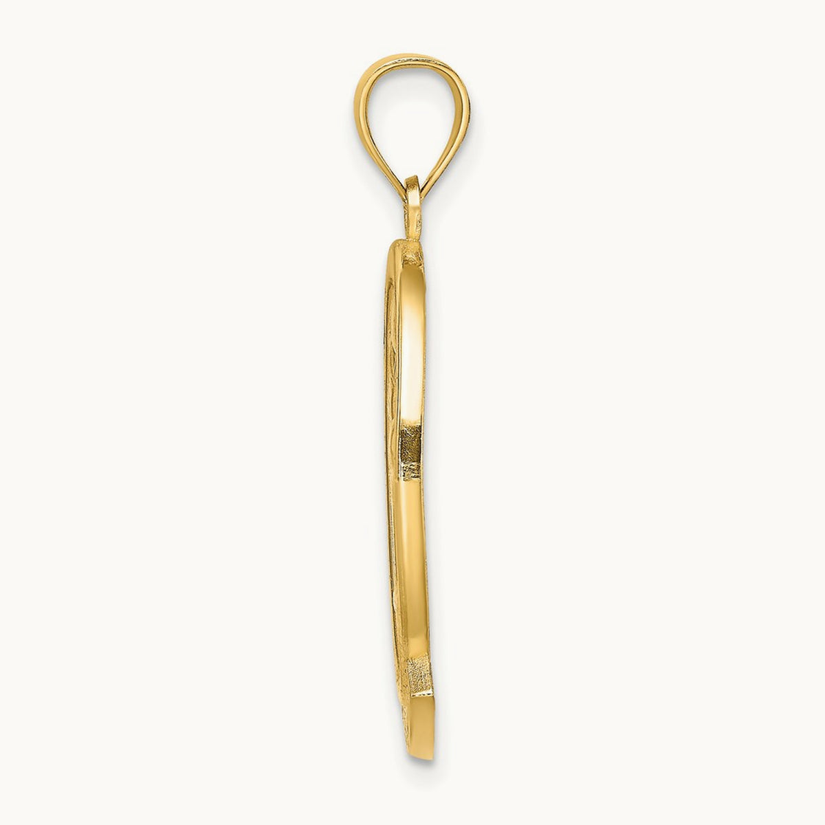 ST. MARTIN w/ Dolphin Sunset Charm, 14K
