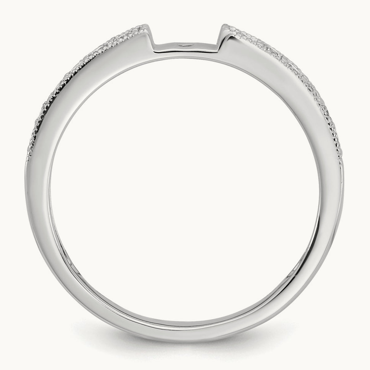 Peg Set Semi-Mount Engagement Ring, 0.25 ct tw