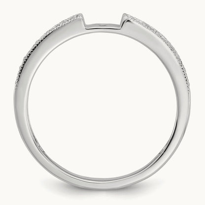 Peg Set Semi-Mount Engagement Ring, 0.25 ct tw
