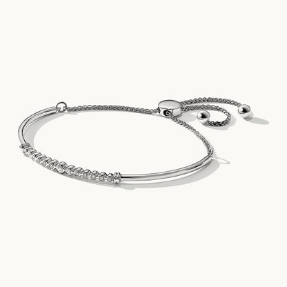 Adjustable Bolo Bracelet, 0.20 ct tw Lab-Grown Diamond