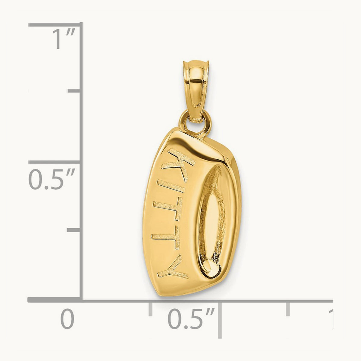 KITTY Bowl Charm, 14K