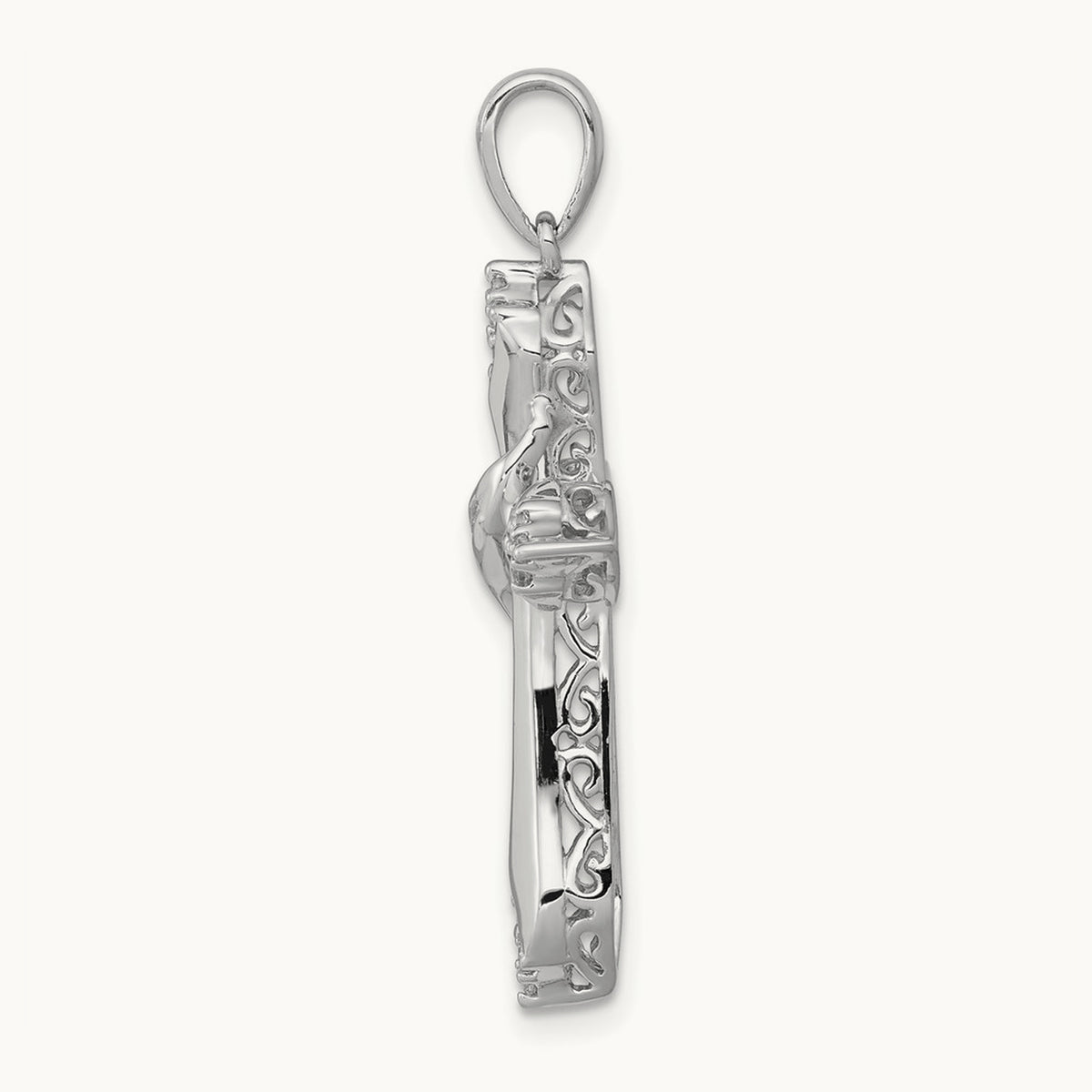 1/6ct. Diamond Cross Pendant — photo set