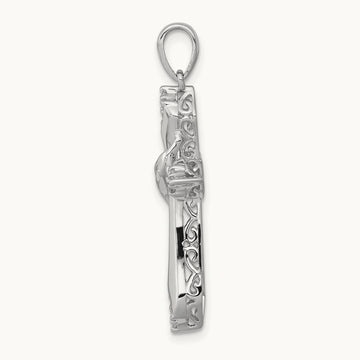 1/6ct. Diamond Cross Pendant — photo set