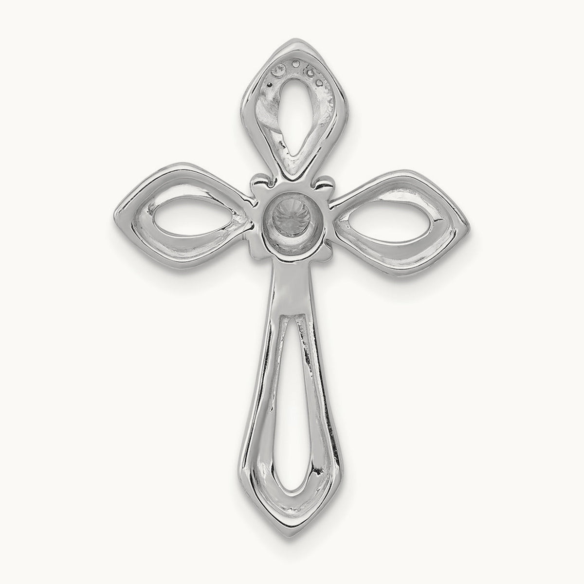 1/8ct. Diamond Cross Chain Slide — photo set