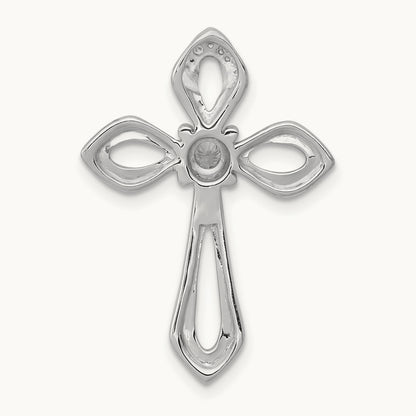 1/8ct. Diamond Cross Chain Slide — photo set