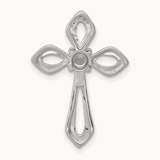 1/8ct. Diamond Cross Chain Slide — photo set