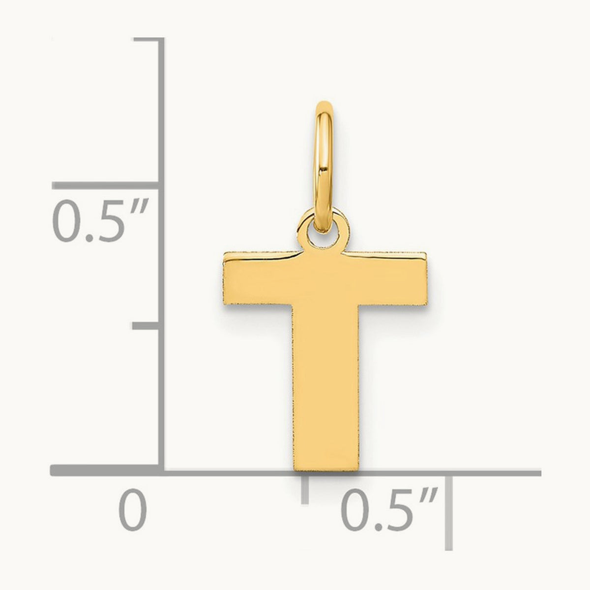 Initial Pendant — T