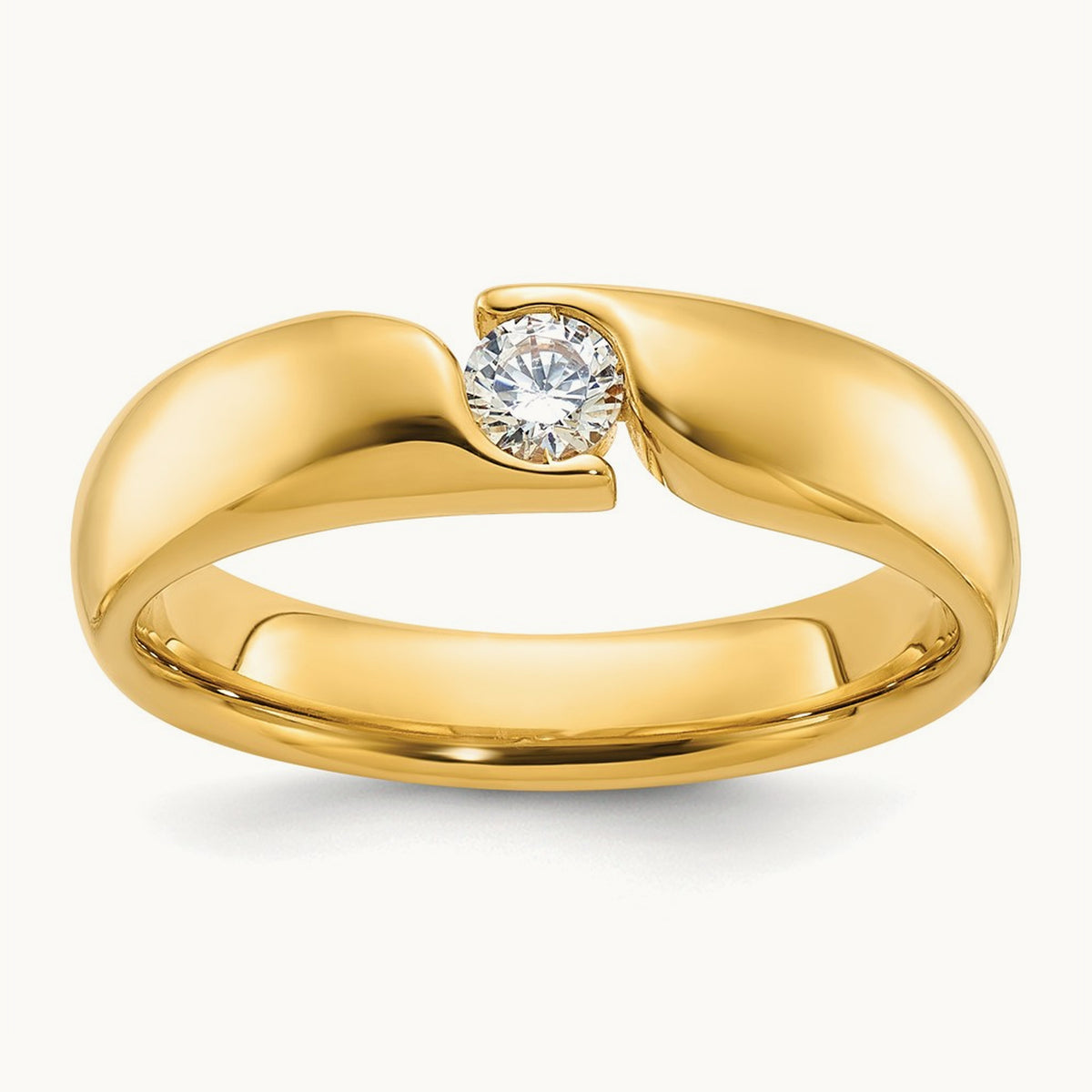 IBGoodman Men's Diamond Complete Ring, 14K