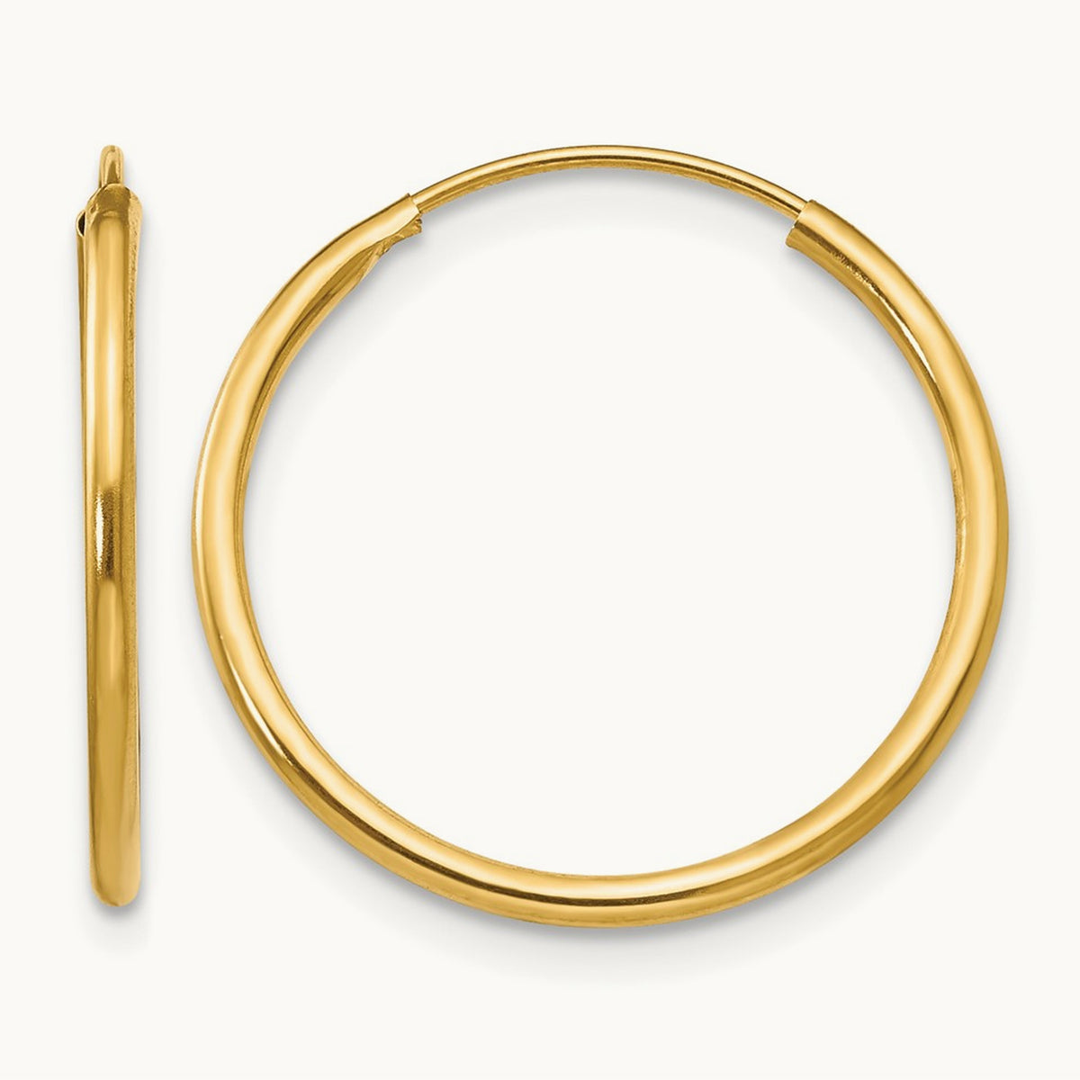 Madi K Endless Hoop Earrings, 14K