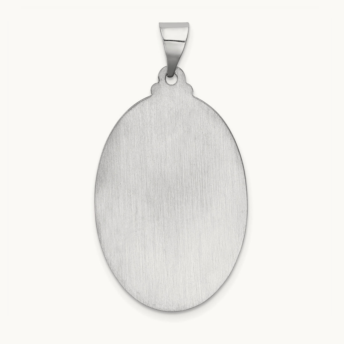 Polished/Satin St Christopher Medal Hollow Pendant — photo set
