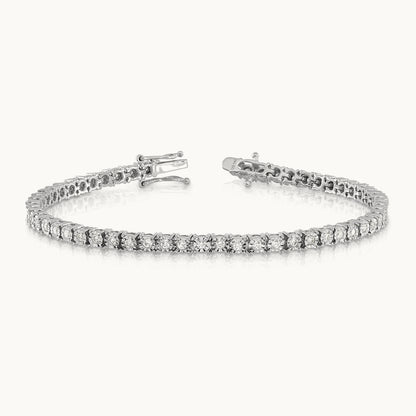 Illusion Setting Bracelet, 1.00 ct tw Lab-Grown Diamond