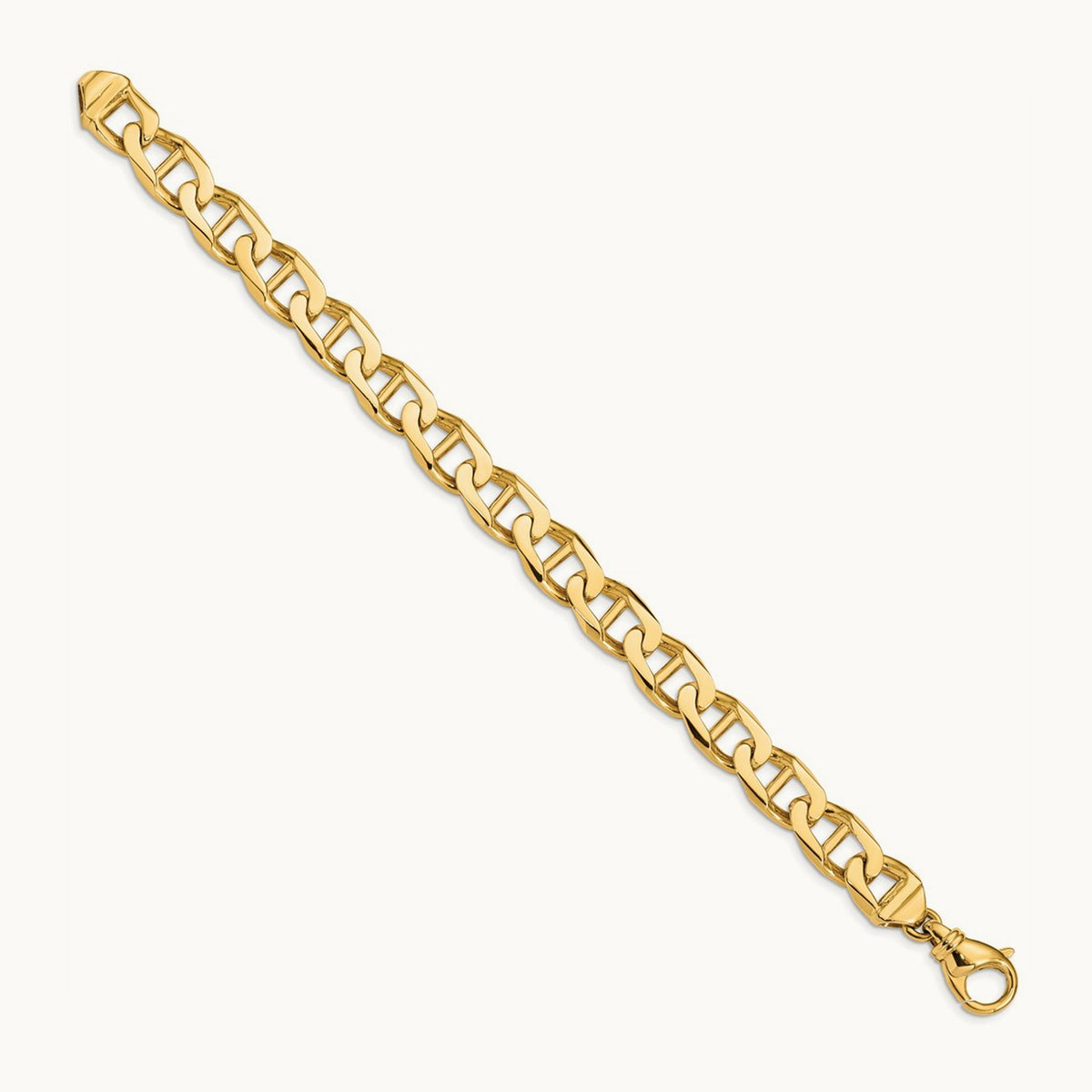 Hand-polished Anchor Link Chain — 8 inch