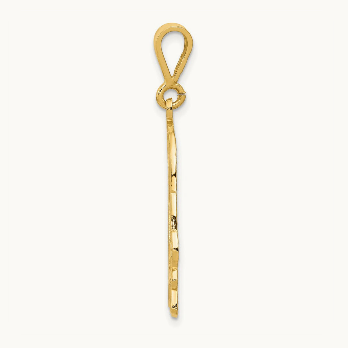 Beagle Pendant, 14K
