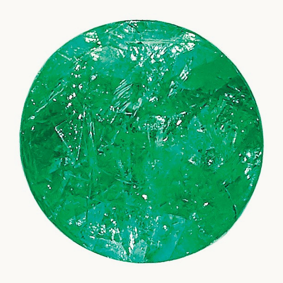 Round Diamond-cut Emerald AAA Quality, 3.75mm